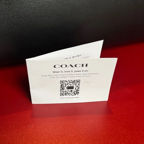 Coach Black Leather Toiletry Bag - Picture 2 of 3